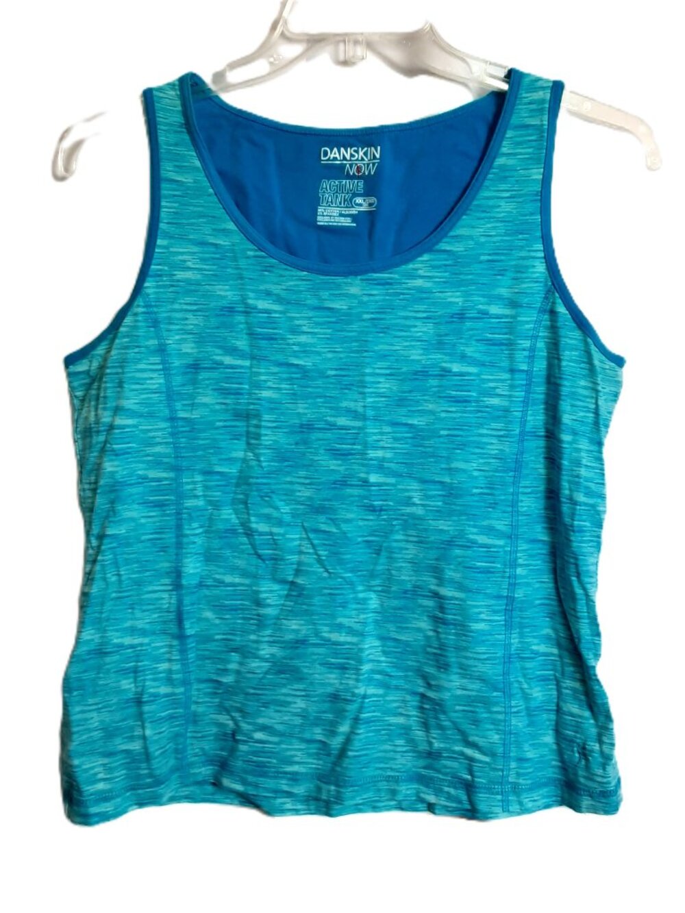 Danskin Now Active Tank Size XXL Cotton Blend Sleeveless Round Neck Pullover